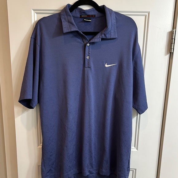 Nike Men's Blue Golf Polo Shirt - Picture 1 of 4